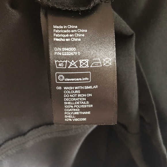 Mixed Media Vegan Leather Dress - Picture 5 of 6